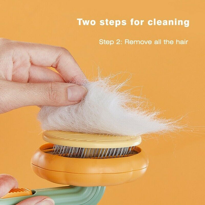 Transform Grooming into a Joyful Experience with Our Pet Pumpkin Grooming Brush