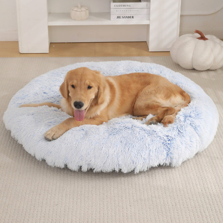 Pet Bed Round Plush Warm Sleeping Mat House Bed