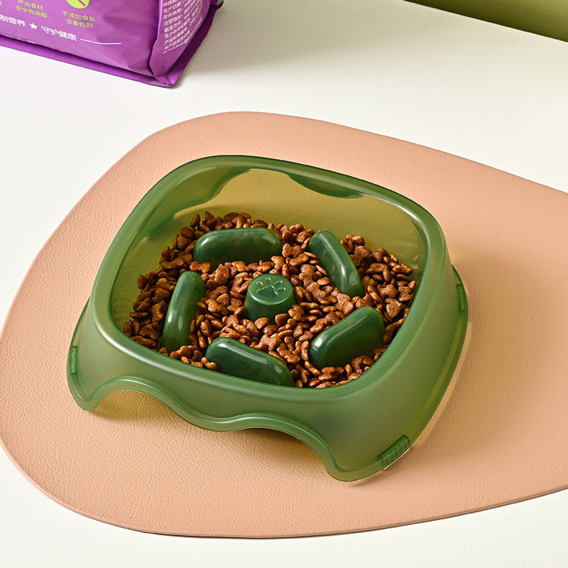 Pet Slow Feeding Anti Choking Water Bowl