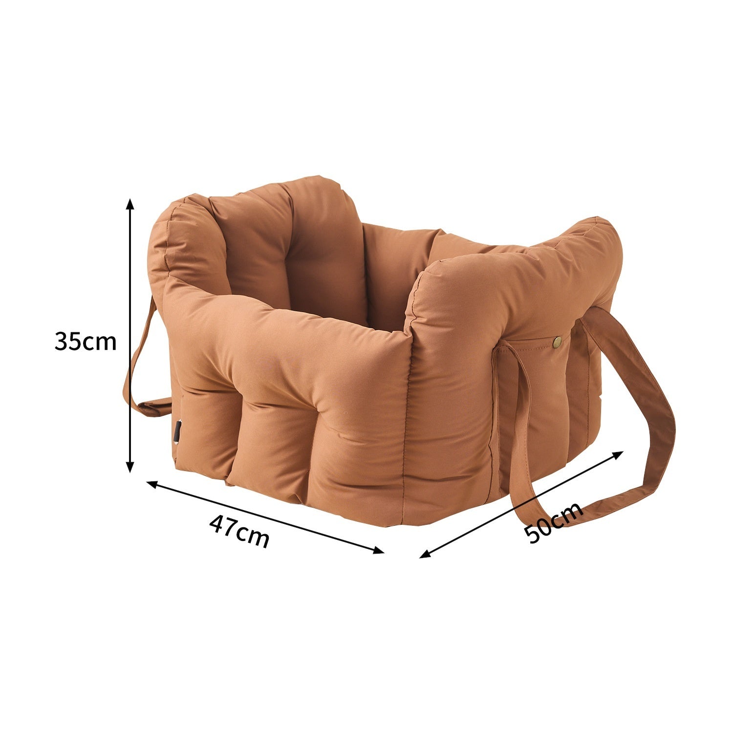 Pet Car Safety Seat Front Passenger Portable Carrier Backpack