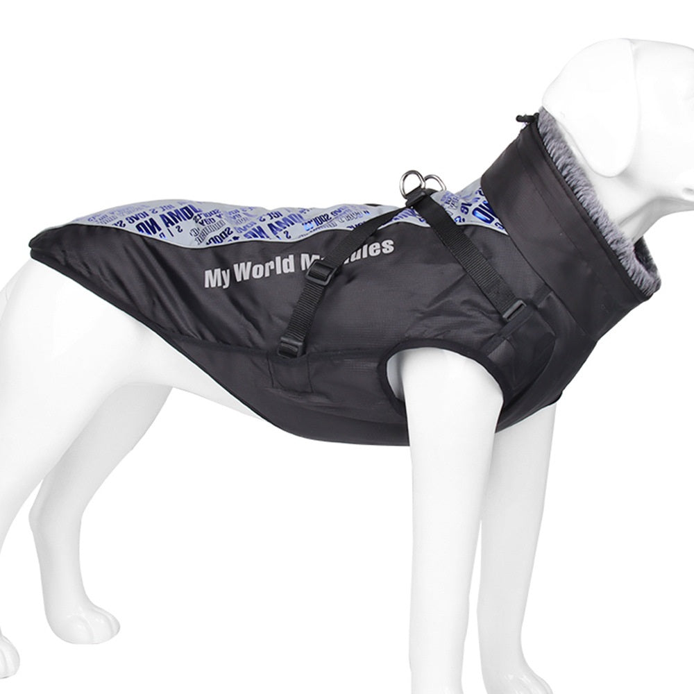 Pet Warm Waterproof Reflective Outdoor Shell Jacket
