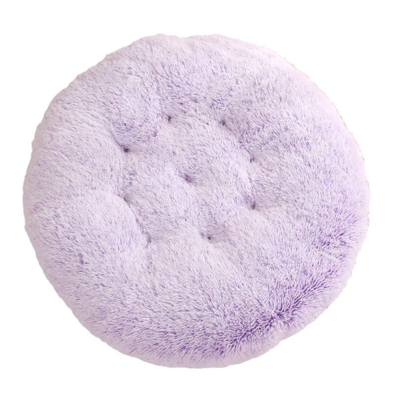 Pet Bed Round Plush Warm Sleeping Mat House Bed