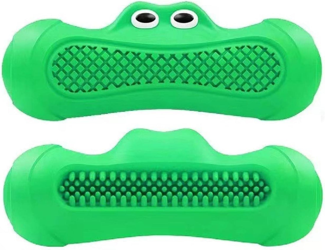 Vocal Rugby Pet Toy Natural Rubber Teething Chew Resistant Toy