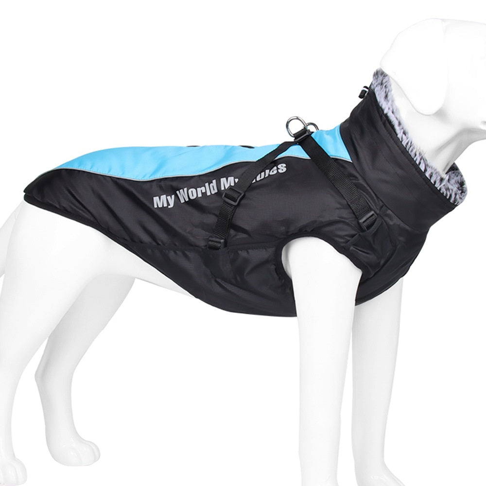 Pet Warm Waterproof Reflective Outdoor Shell Jacket
