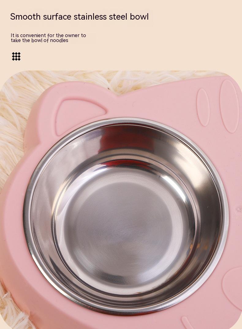 Pet Food And Water Feeding Bowl Basin