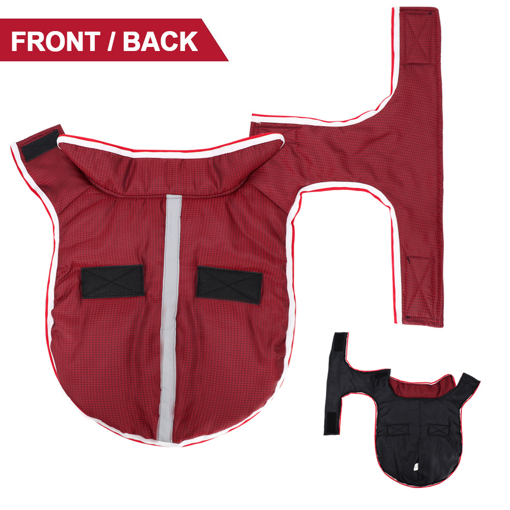 Pet Warm Waterproof Jacket Autumn Winter Leisure Wear