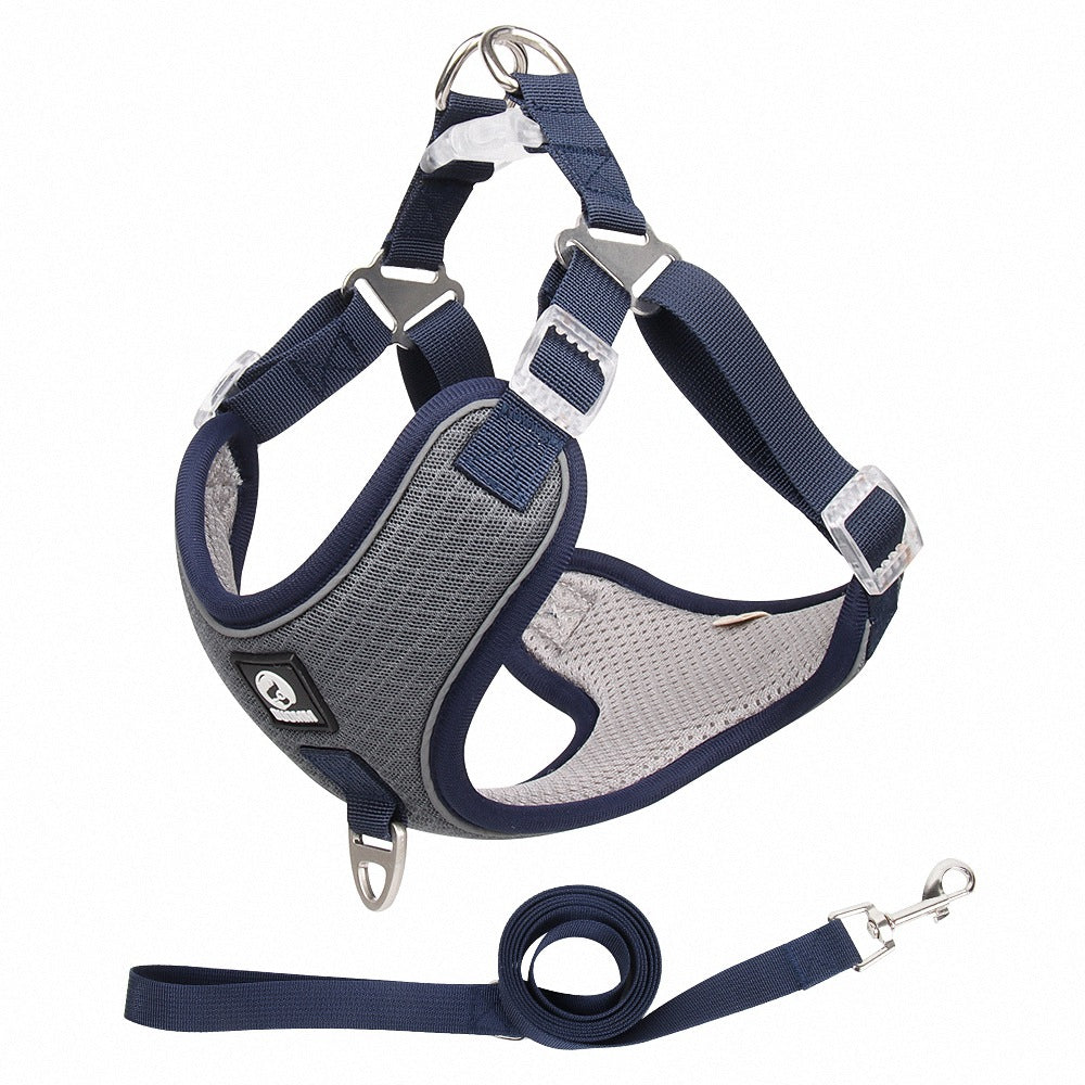 Pet Breathable Adjustable Harness Leash Walking Gear
