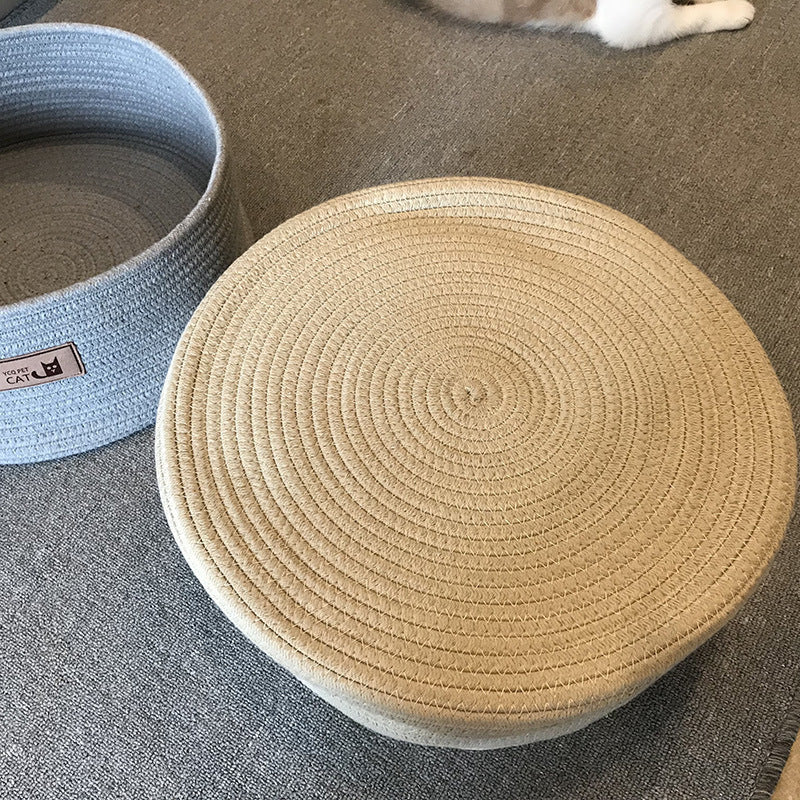 Pet Bed Round Kennel Litter Soft Sleeping Nest