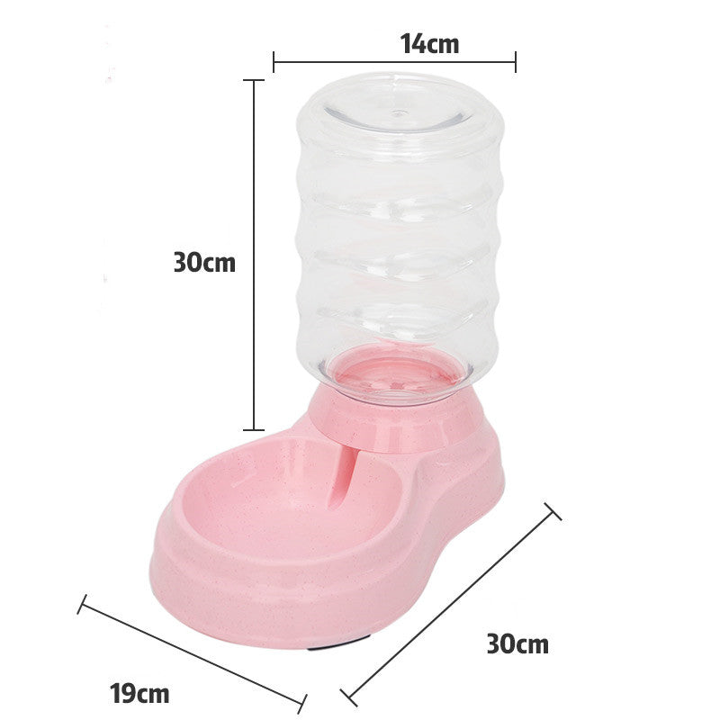 Pet Bubble Fountain Automatic Feeder Water Bowl 1.8L