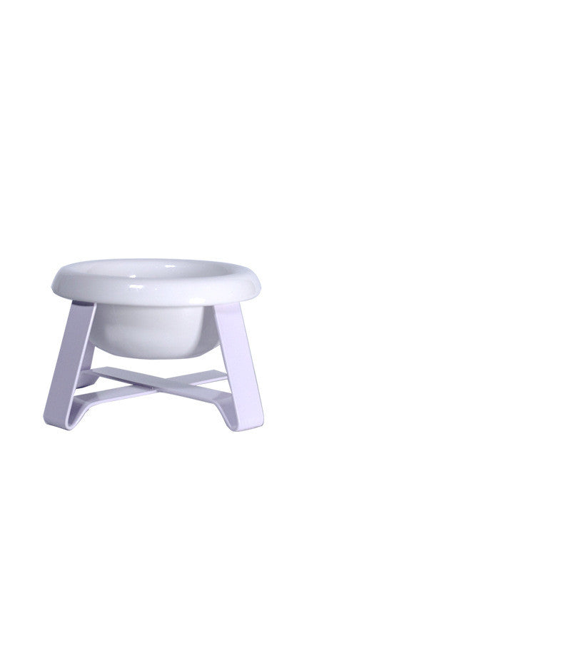 Pet Feeding Bowl Anti Slip Iron Stand Food Water Feeder