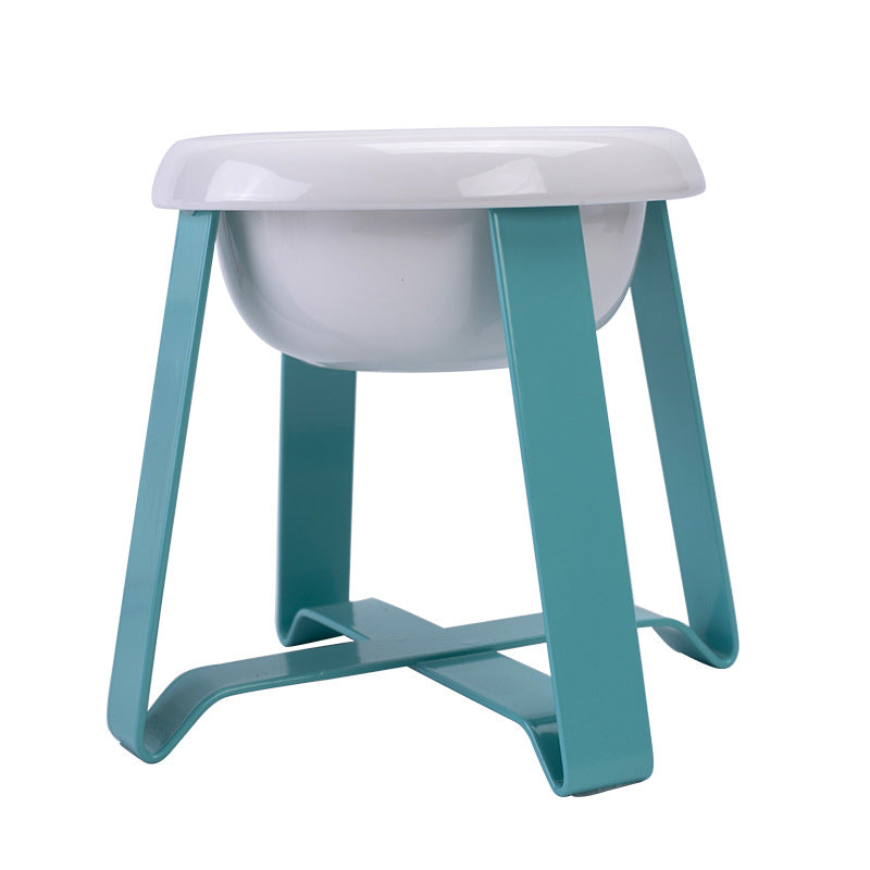 Pet Feeding Bowl Anti Slip Iron Stand Food Water Feeder