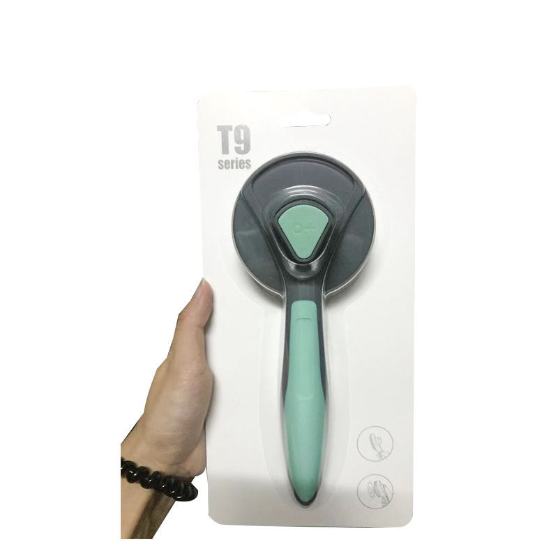Pet Slicker Grooming Brush Self Cleaning Fur Shedding Tool
