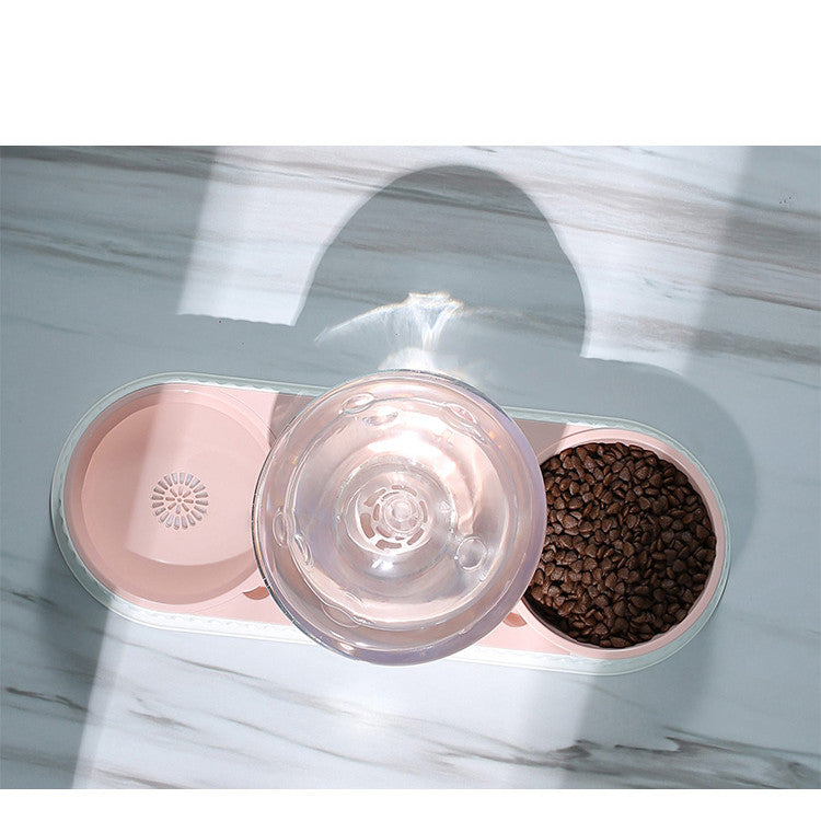Pet Automatic Feeding And Drinking Water Bowl