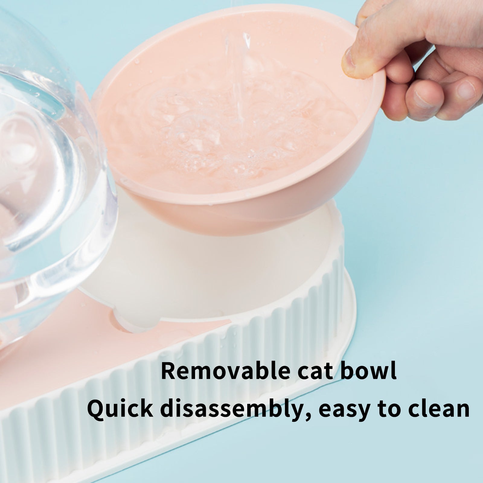 Pet Automatic Feeding And Drinking Water Bowl