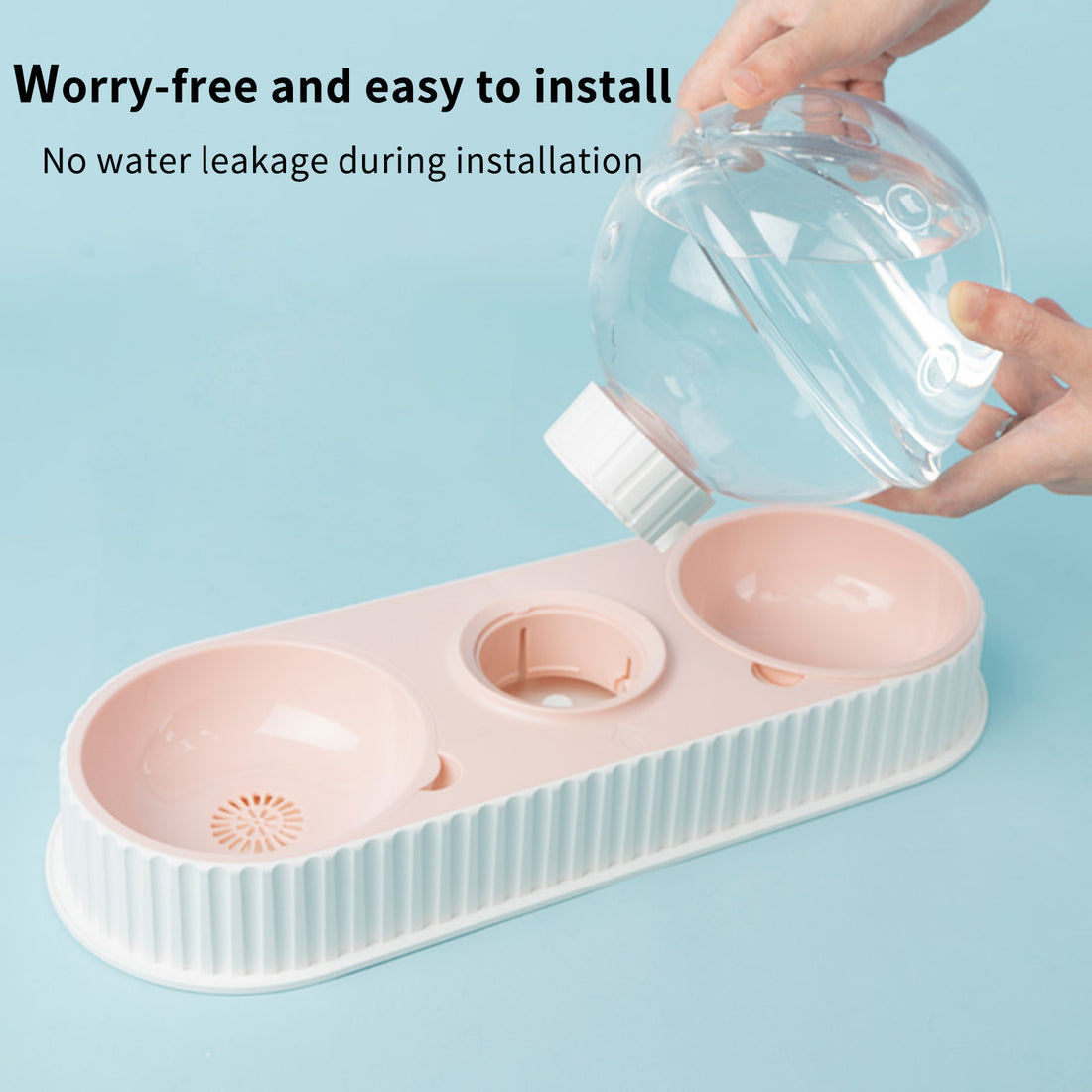 Pet Automatic Feeding And Drinking Water Bowl