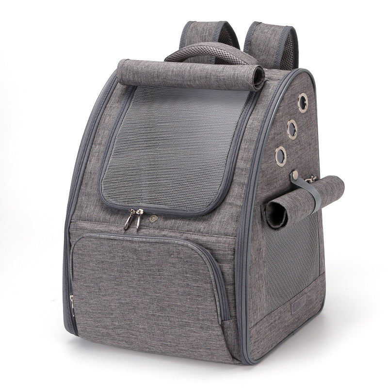 Pet Carrier Backpack Foldable Breathable Travel Bag