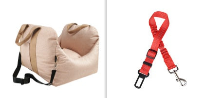 Pet Car Carrier Seat Waterproof Portable Safety Travel Basket
