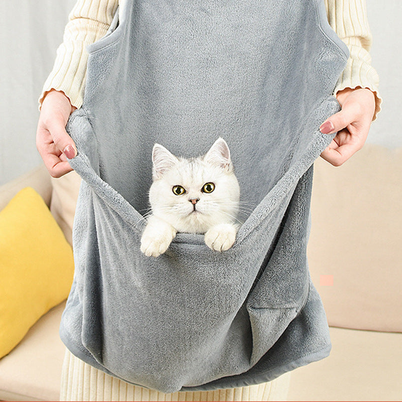 Pet Carrier Apron Outdoor Travel Hanging Breathable Tote Bag