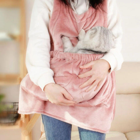 Pet Carrier Apron Outdoor Travel Hanging Breathable Tote Bag