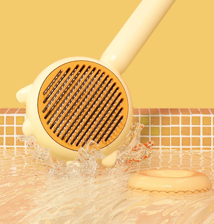 Pet Grooming Comb Massage Hair Removal Brush Scratcher Cleaning Tool