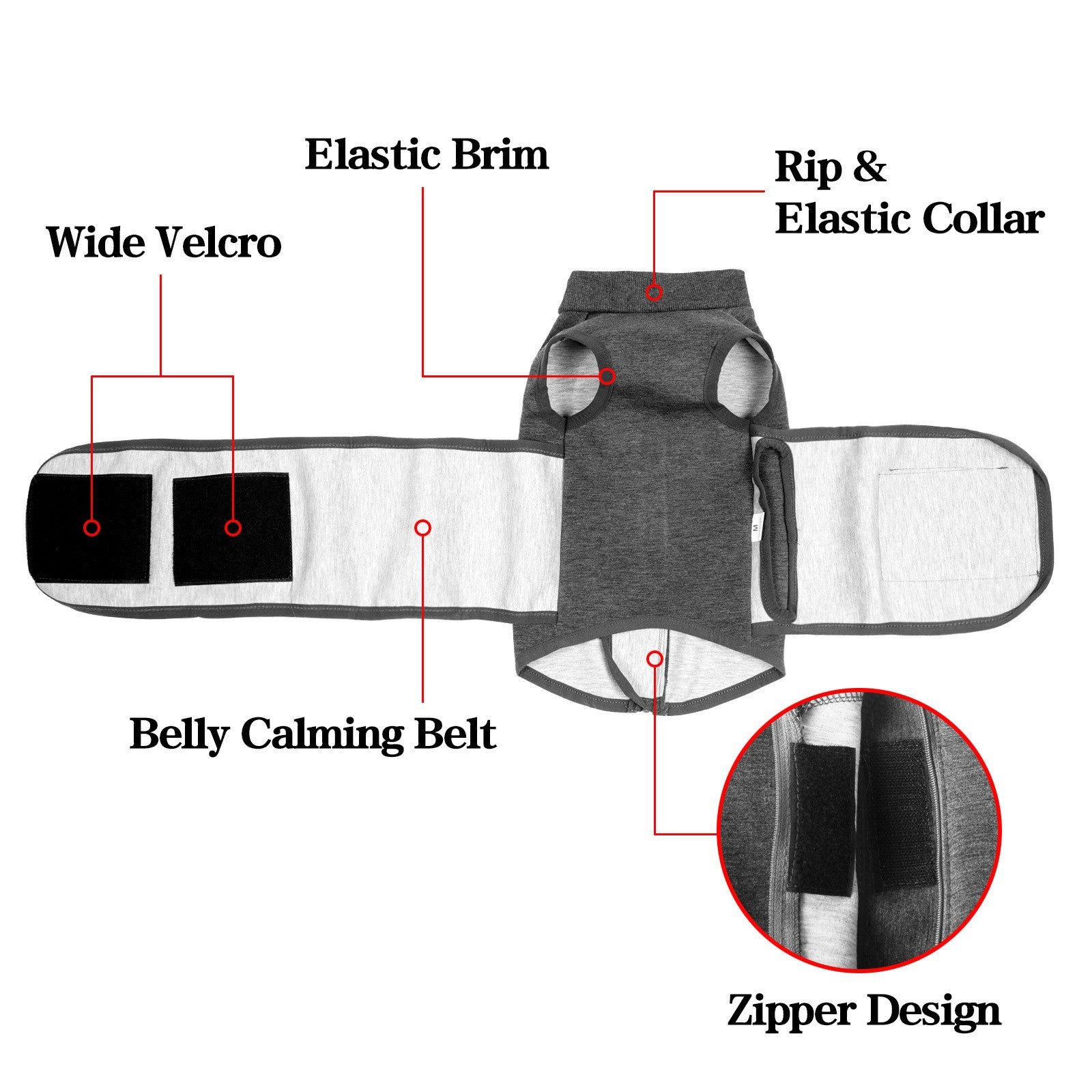 Pet Cotton Polyester Comfort Double Layer Jacket Clothing
