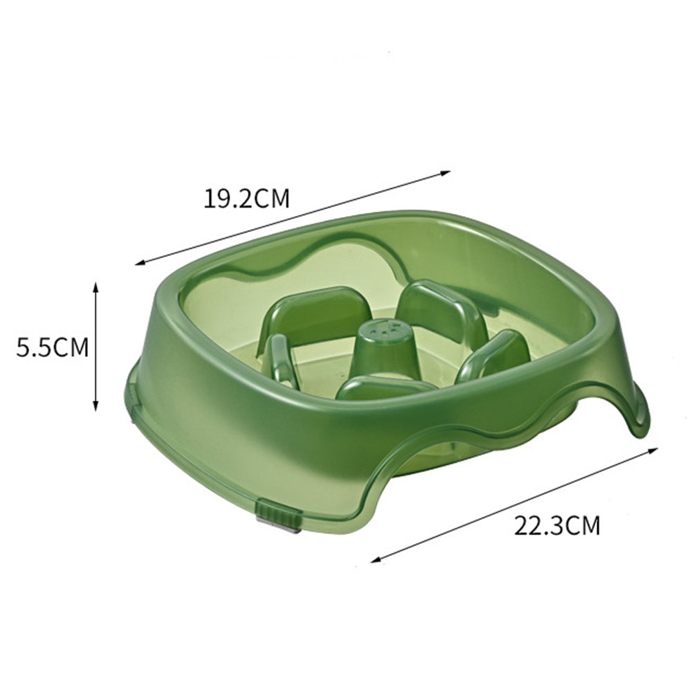 Pet Slow Feeding Anti Choking Water Bowl