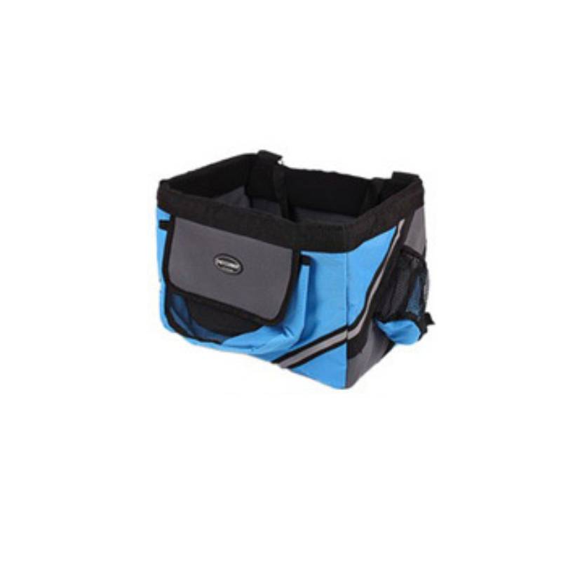 Pet Bicycle Carrier Removable Front Handlebar Basket Travel Bag