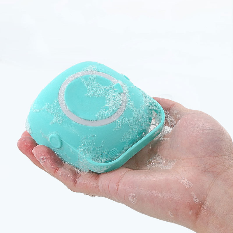 Pet Silicone Massage Bath Brush Grooming Cleaning Tool