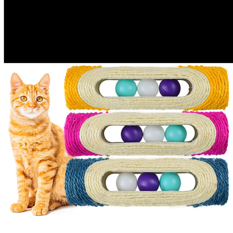 Pet Sisal Drum Three Level Interactive Toy