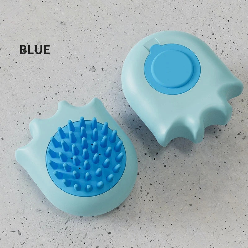 Pet Bath Massage Brush Shampoo Box Cleaning Grooming Tool