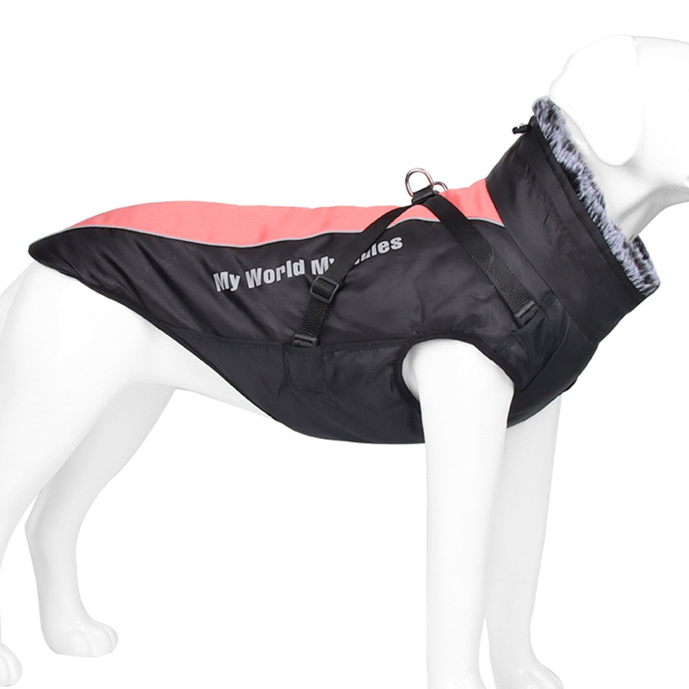 Pet Warm Waterproof Reflective Outdoor Shell Jacket