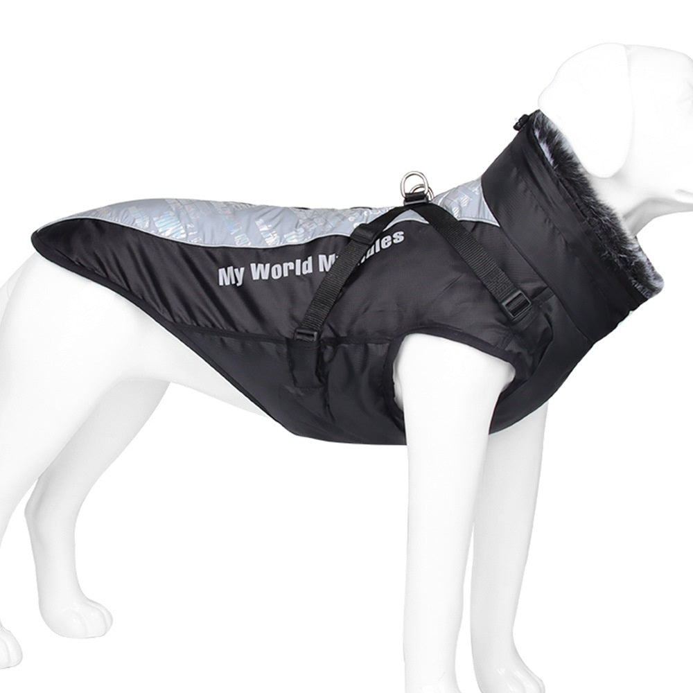 Pet Warm Waterproof Reflective Outdoor Shell Jacket