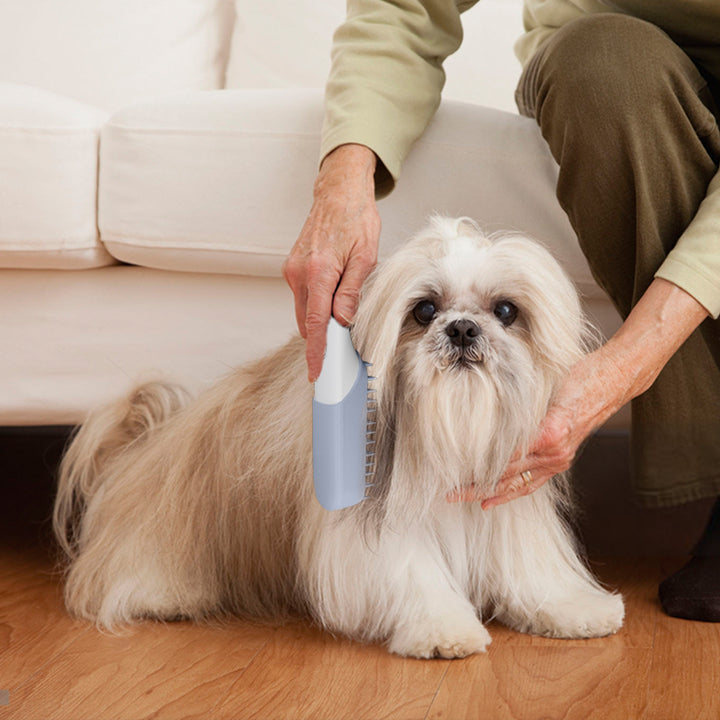 Pet Silicone Massage Grooming Brush Deodorizing Cleaning Fur Removal Tool
