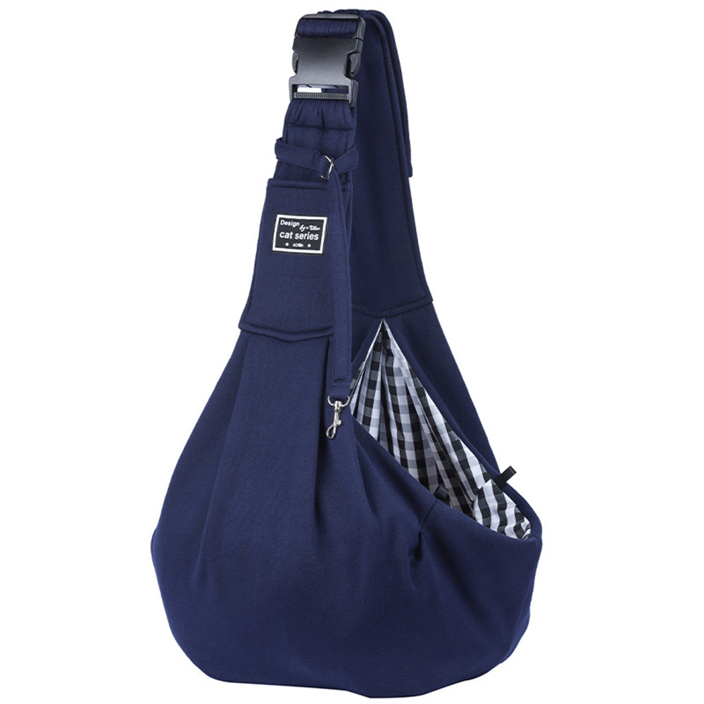 Pet Carrier Bag Outdoor Travel Shoulder Crossbody Cotton Sling Tote Comfortable Transport Pouch