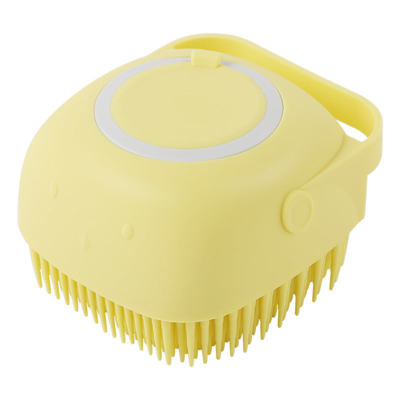 Pet Silicone Massage Bath Brush Grooming Cleaning Tool