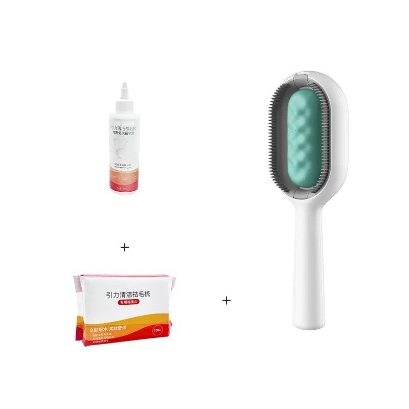 Pet Grooming Brush Dematting Comb Floating Hair Removal Cleaning Tool