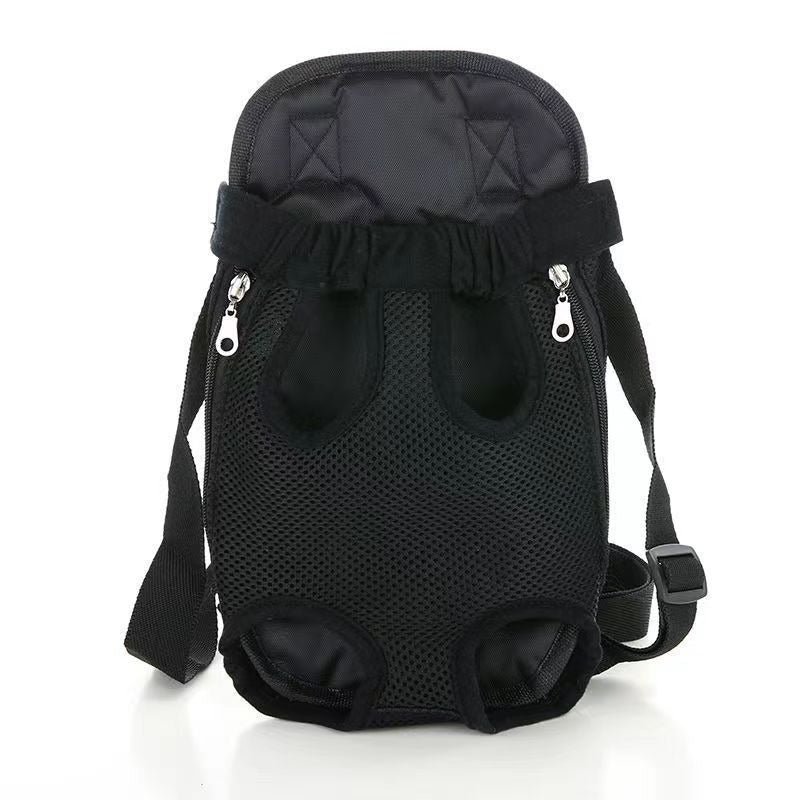 Pet Carrier Backpack Breathable Adjustable Front Travel Hiking Bag