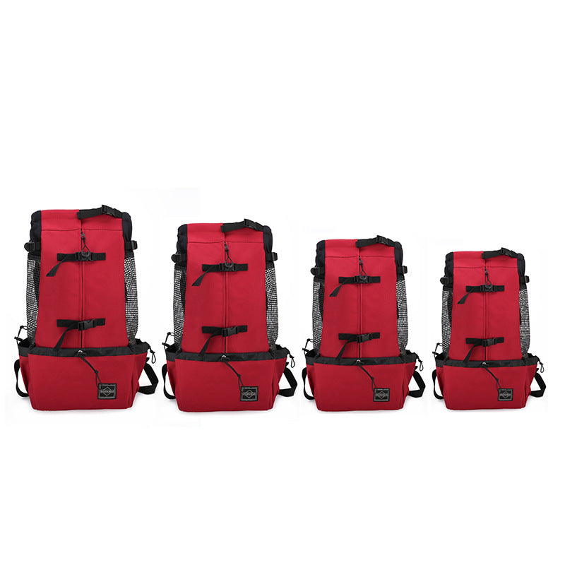 Pet Carrier Backpack Double Shoulder Portable Travel Outdoor Bag