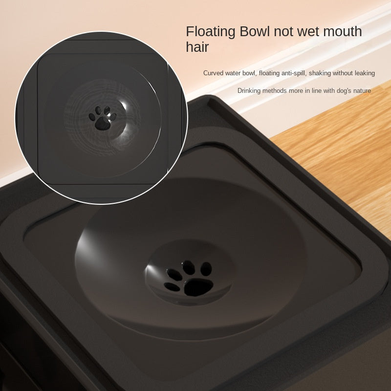 Pet Stainless Steel Double Bowl Elevated Feeding Stand