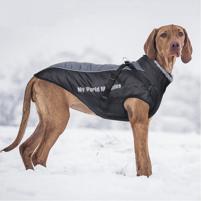 Pet Warm Waterproof Reflective Outdoor Shell Jacket
