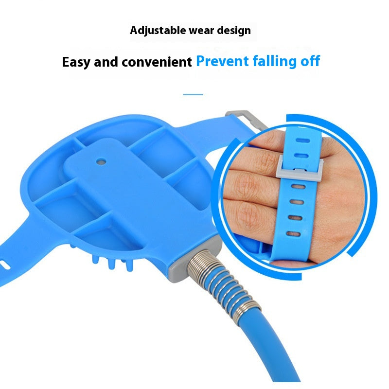 Pet Bathing Gloves Silicone Shower Massage Cleaning Brush Tool