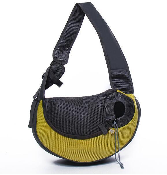 Pet Carrier Mesh Oxford Single Shoulder Travel Sling Handbag