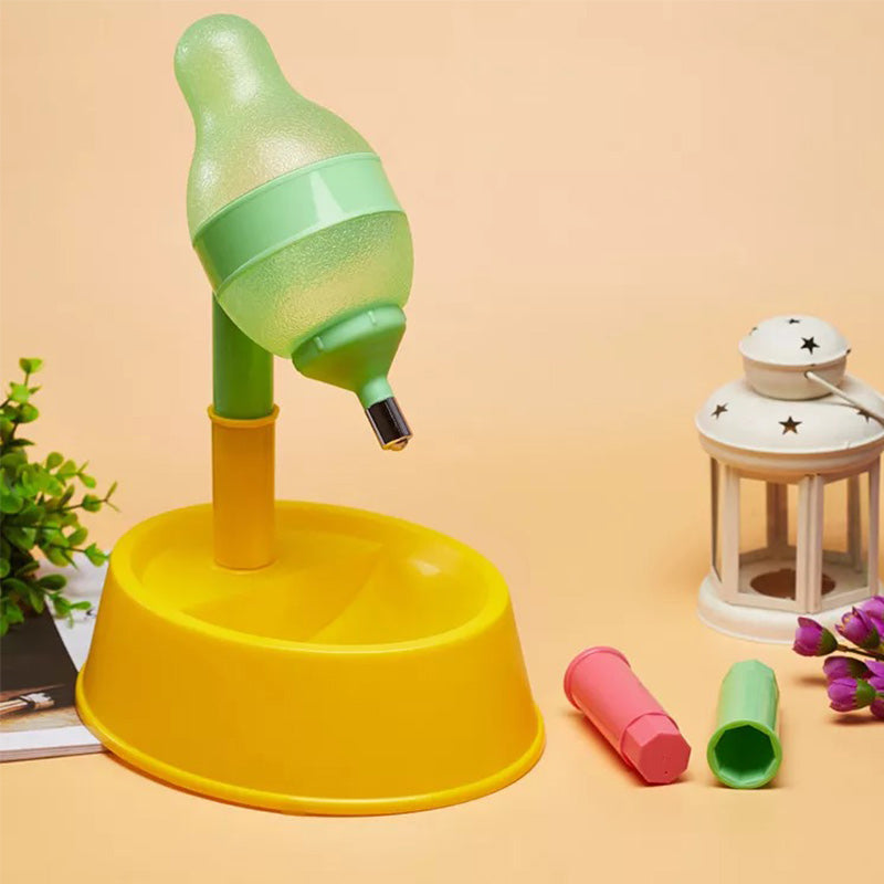 Pet Automatic Water Dispenser Adjustable Height Bowl Fountain