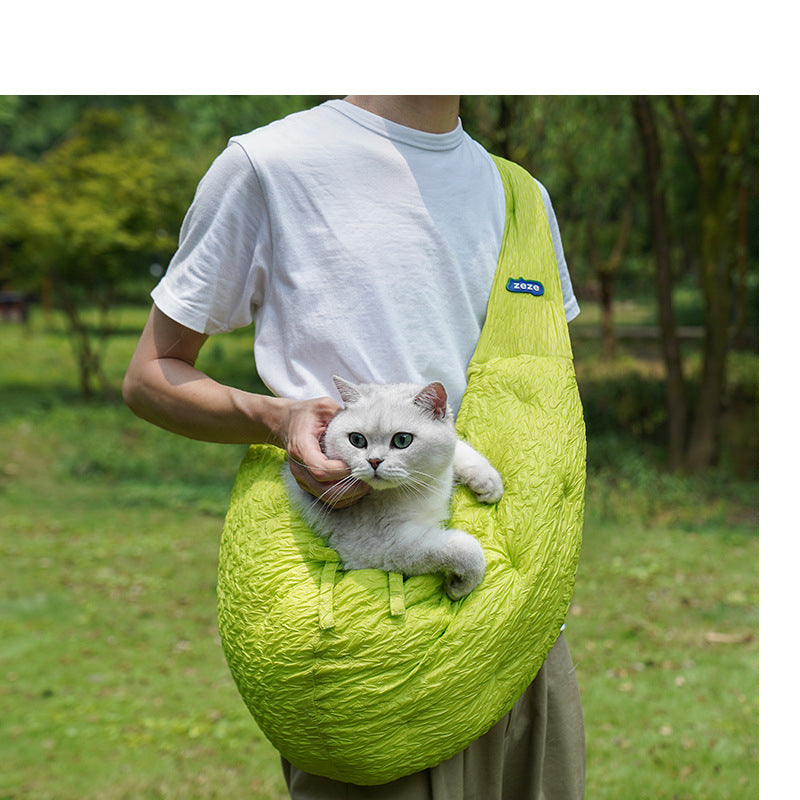 Pet Carrier Shoulder Portable Warm Travel Diagonal Bag