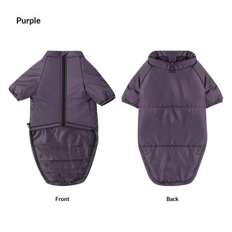 Pet Cotton Two Leg Jacket Warm Clothing