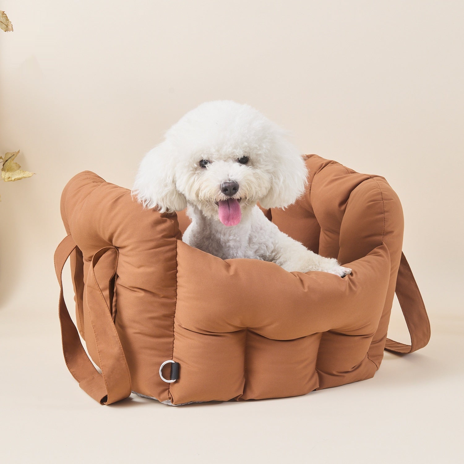 Pet Car Safety Seat Front Passenger Portable Carrier Backpack