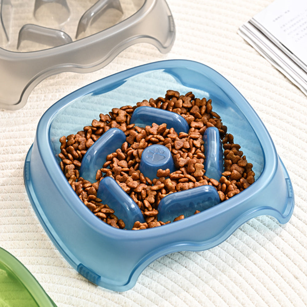 Pet Slow Feeding Anti Choking Water Bowl