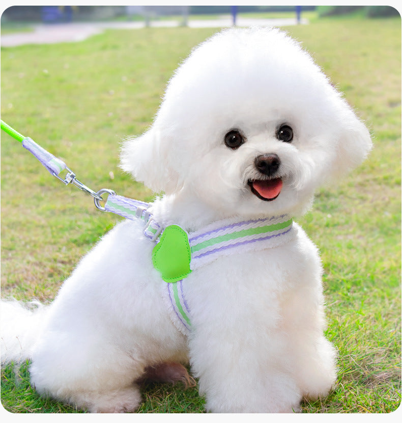 Pet Breathable Chest Vest Leash Walking Gear