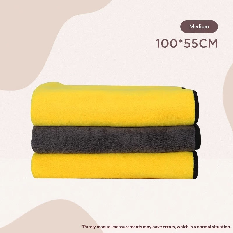 Pet Bath Towel Super Absorbent Quick Drying Microfiber Grooming Towel