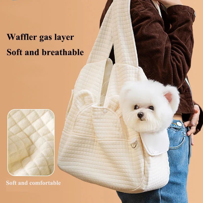 Pet Carrier Backpack Breathable Cross Chest Travel Comfort Bag